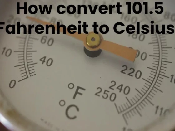 How convert 101.5 Fahrenheit to Celsius?