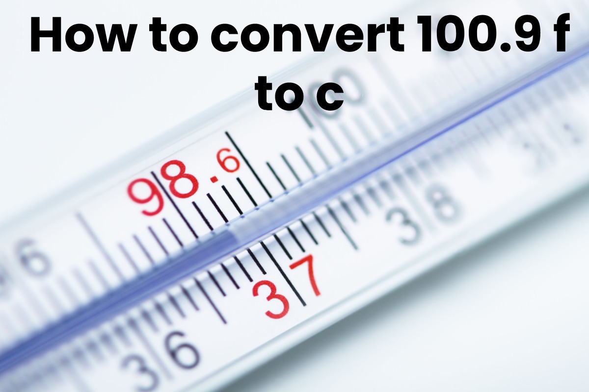 How to convert 100.9 f to c